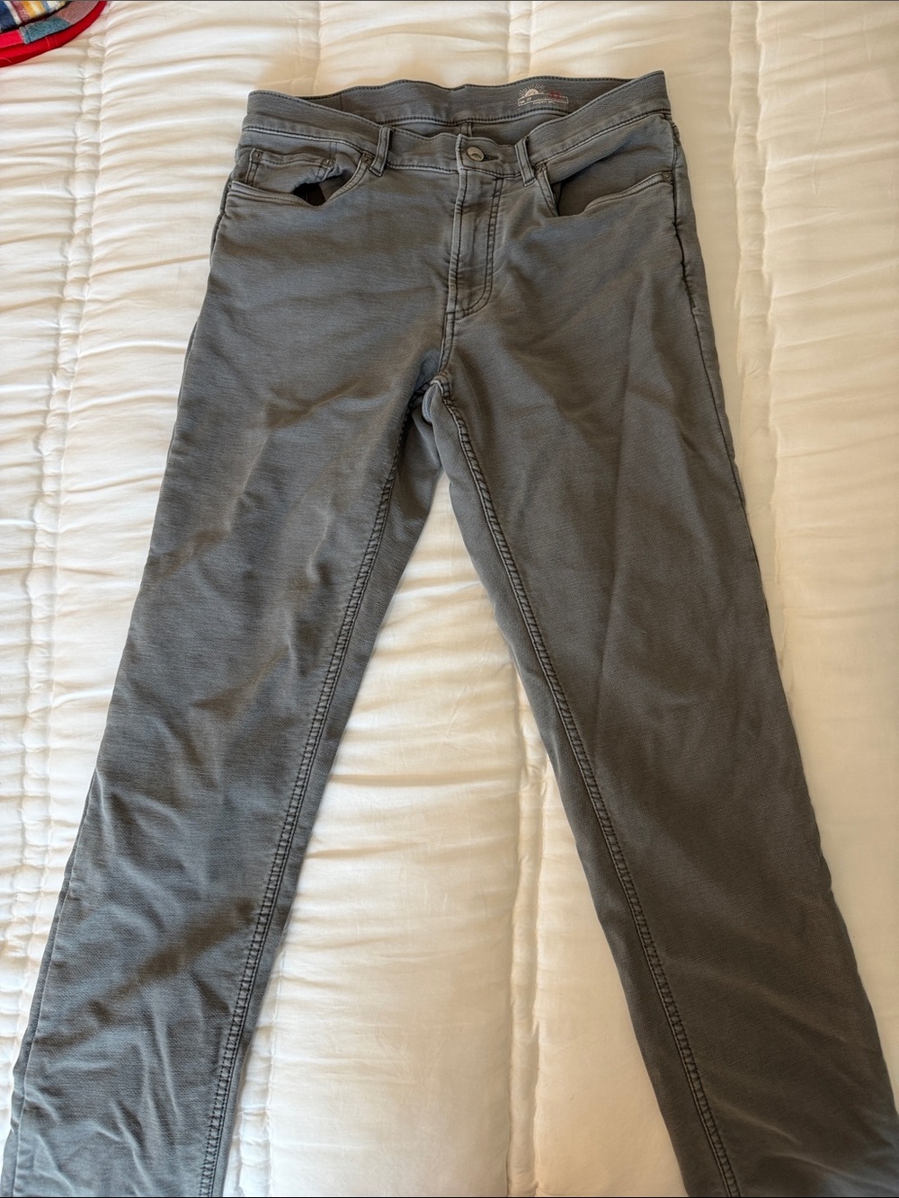 Faherty Stretch Terry 5-Pocket Pant